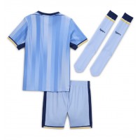 Camisa de Futebol Tottenham Hotspur Equipamento Secundário Infantil 2024-25 Manga Curta (+ Calças curtas)